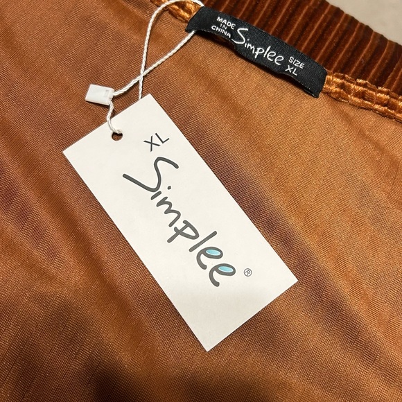 NWT Simplee Butterfly Sleeve Wrap Dress - Picture 8 of 10